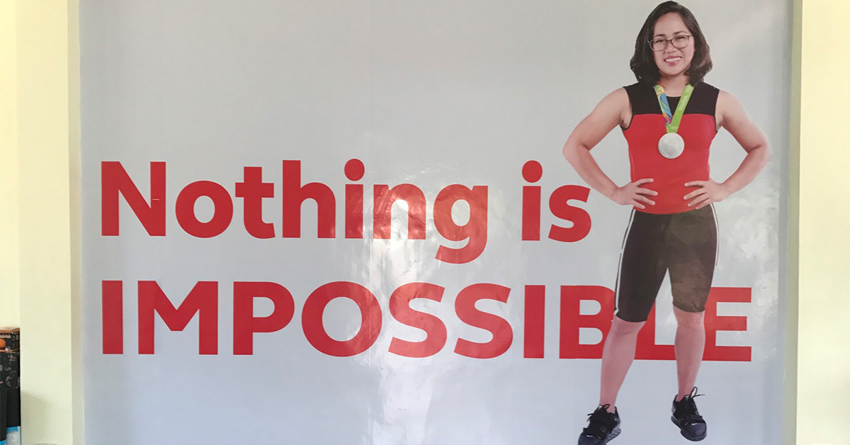 Close encounters with Hidilyn Diaz